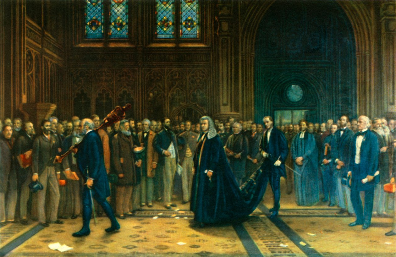 La procesión del orador, 1884 de Francis Wilfrid Lawson