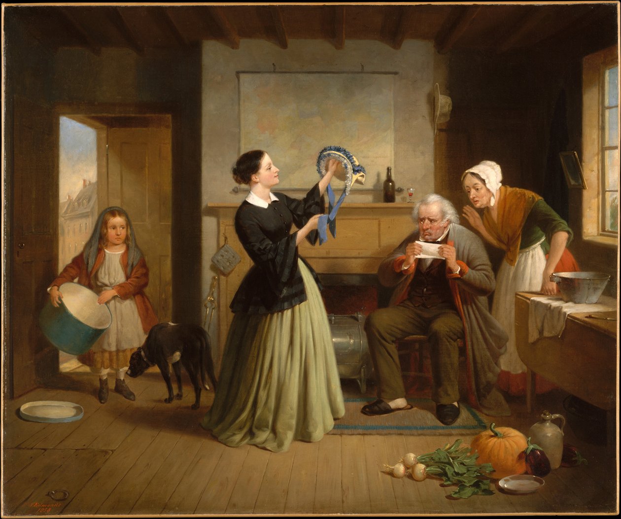 La nueva cofia de Francis William Edmonds