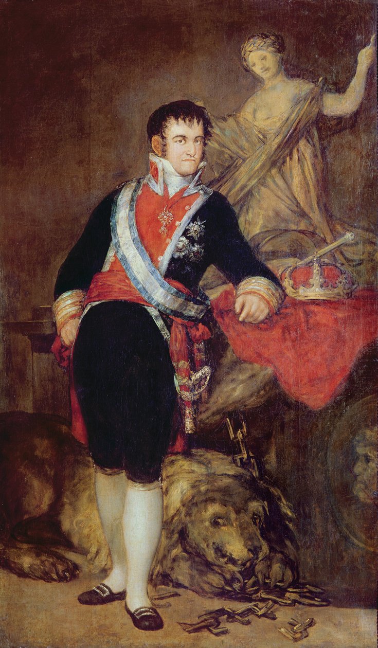 Fernando VII (1784-1833) de Borbón, 1814 de Francisco de Goya