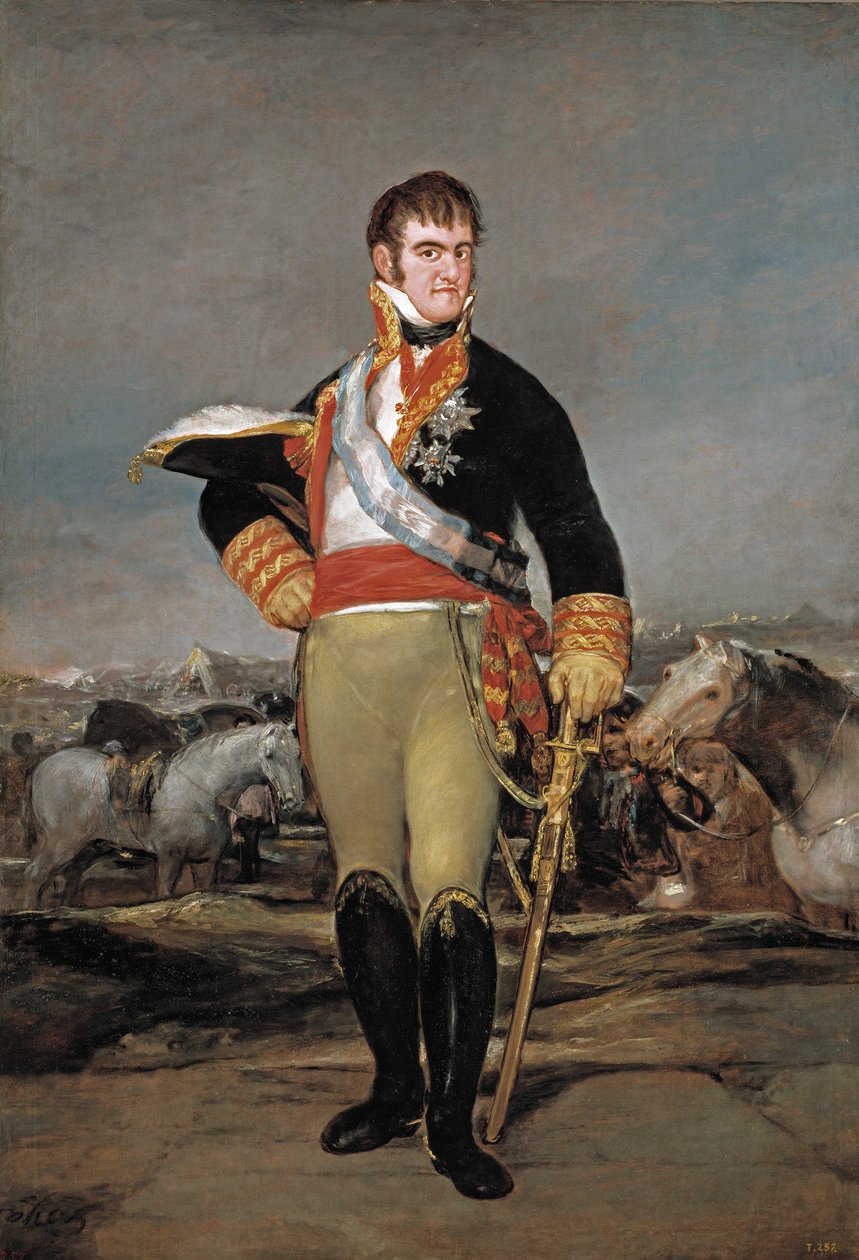 Fernando VII en el campamento de Francisco de Goya