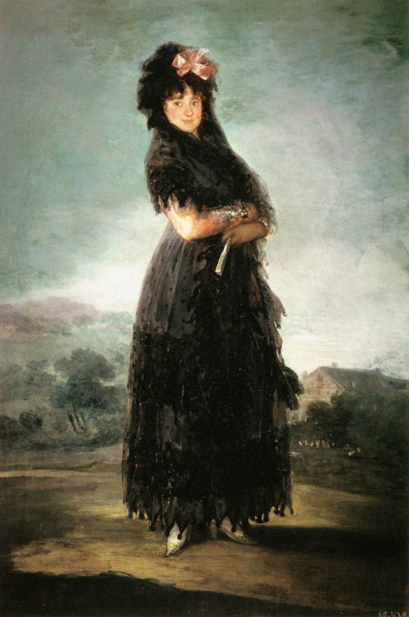 Mariana Waldstein, novena marquesa de Santa Cruz de Francisco de Goya