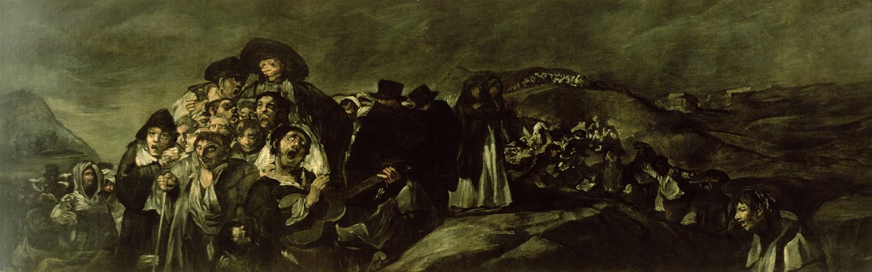 Peregrinación a la Fuente de San Isidro, c.18213 de Francisco de Goya