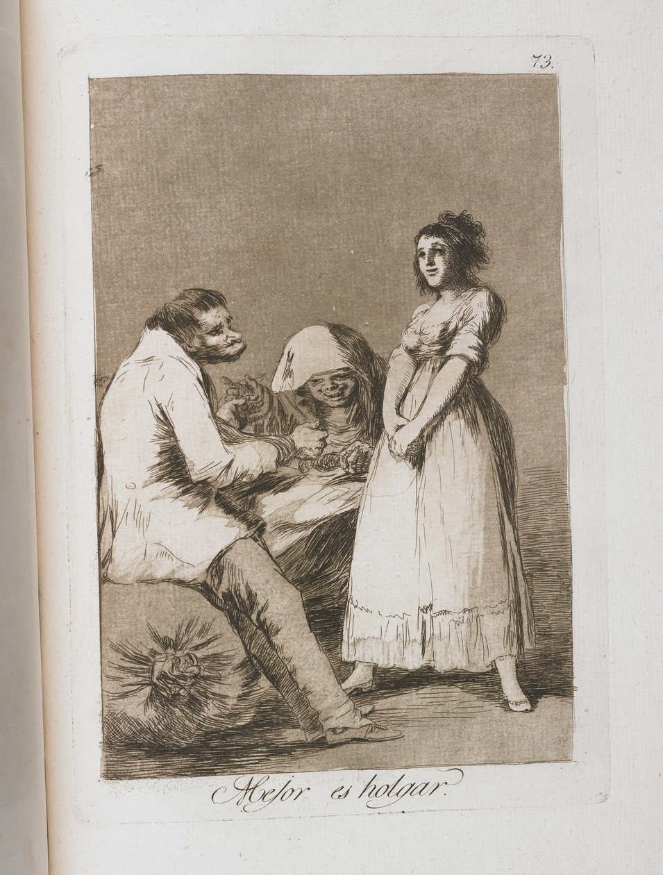 Placa de Los Caprichos, 1797-1798 de Francisco de Goya