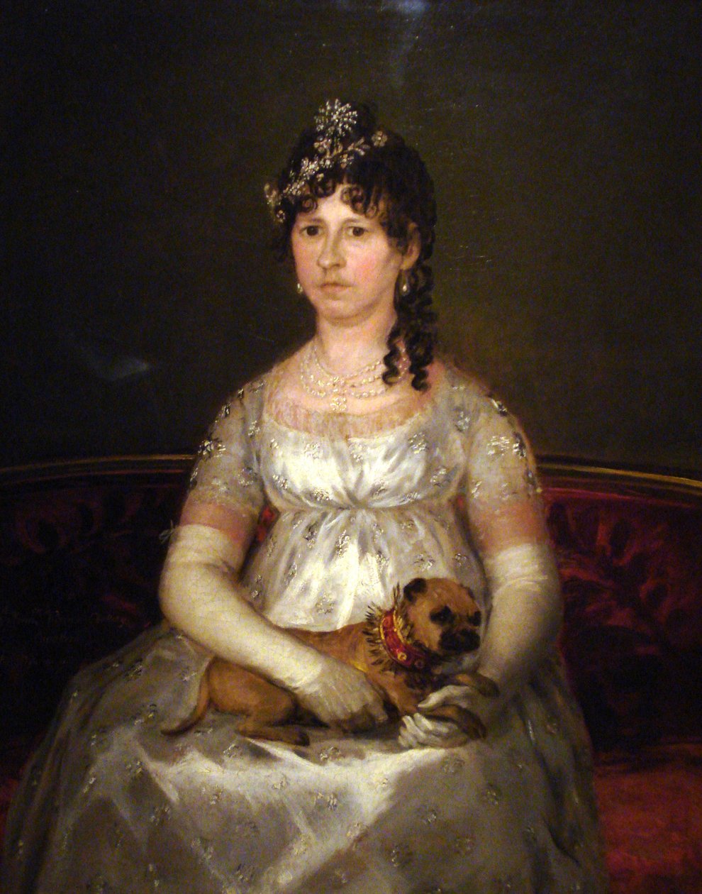 Retrato de Francisca Vicenta Chollet y Caballero de Francisco de Goya
