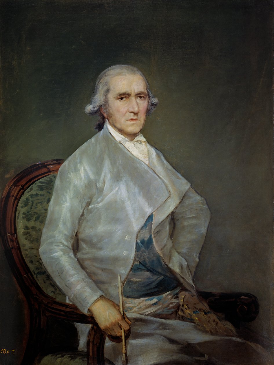 Retrato del pintor Francisco Bayeu y Subías de Francisco de Goya