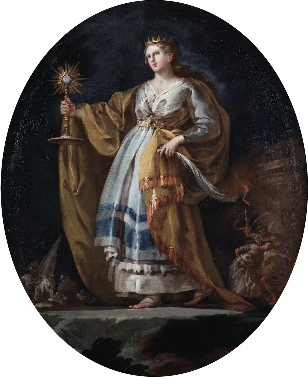 Santa Bárbara de Francisco de Goya