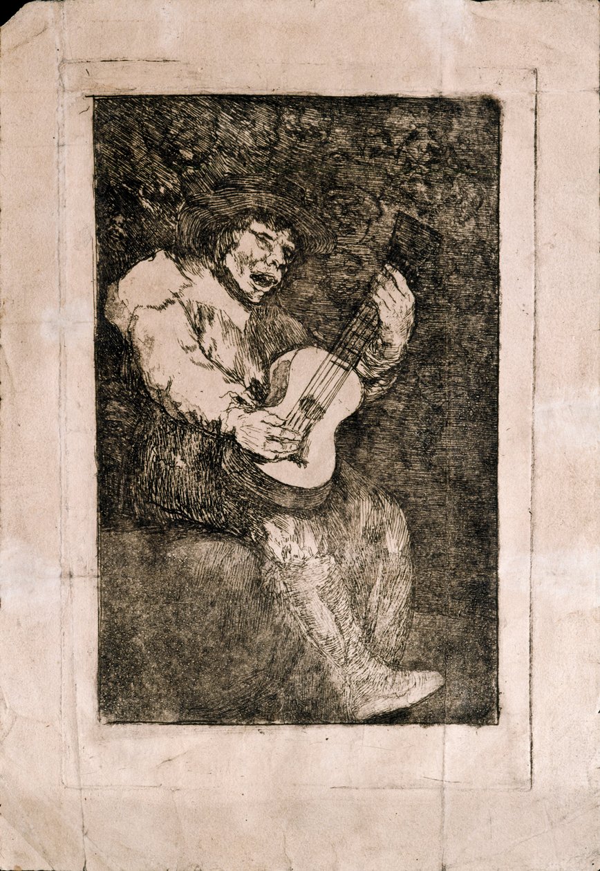 El cantante ciego de Francisco de Goya