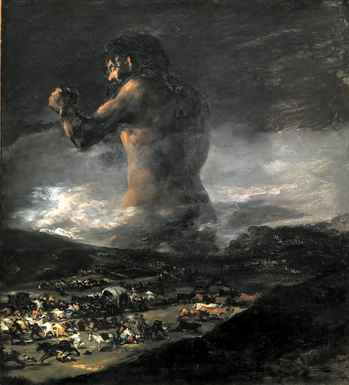 El coloso de Francisco de Goya