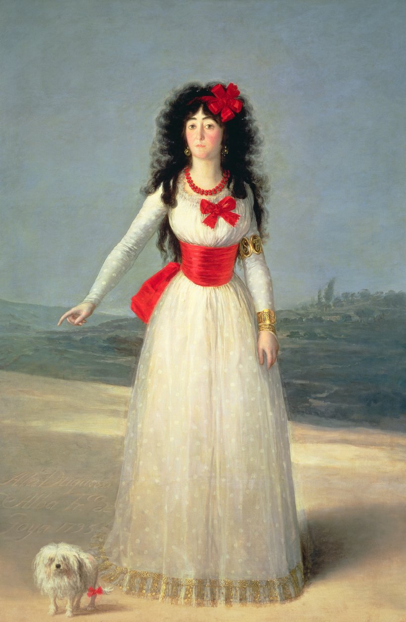 La Duquesa de Alba, 1795 de Francisco de Goya