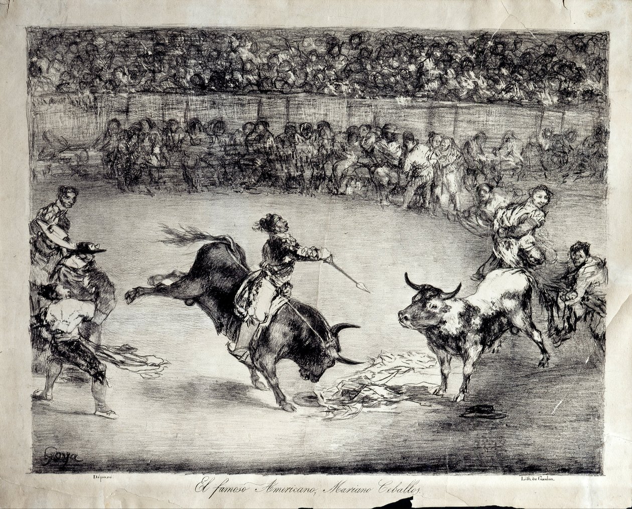 El famoso americano, Mariano Ceballos de Francisco de Goya