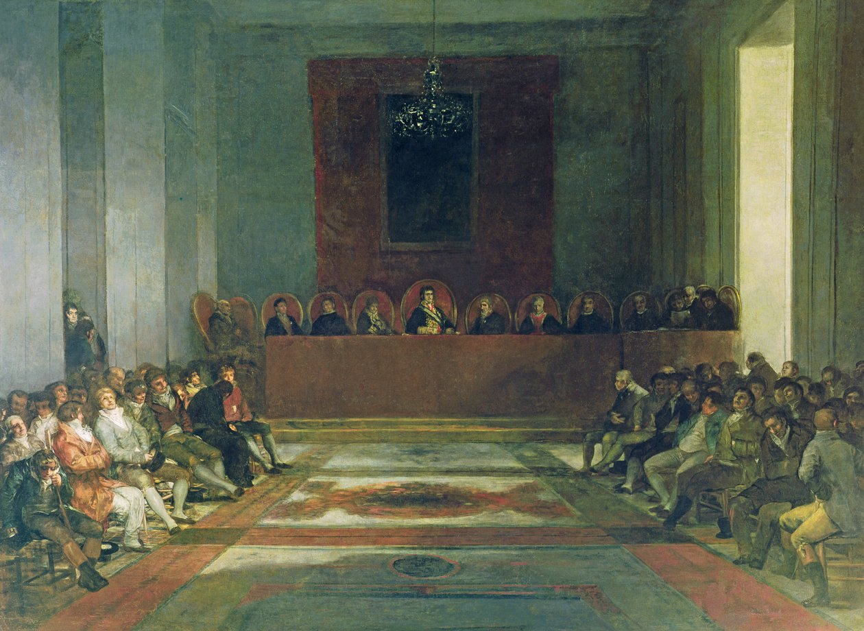 La Junta de Filipinas, 1815 de Francisco de Goya