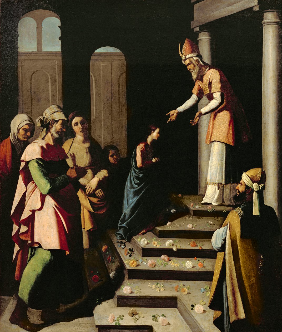 Presentación de la Virgen en el Templo de Francisco de Zurbaran