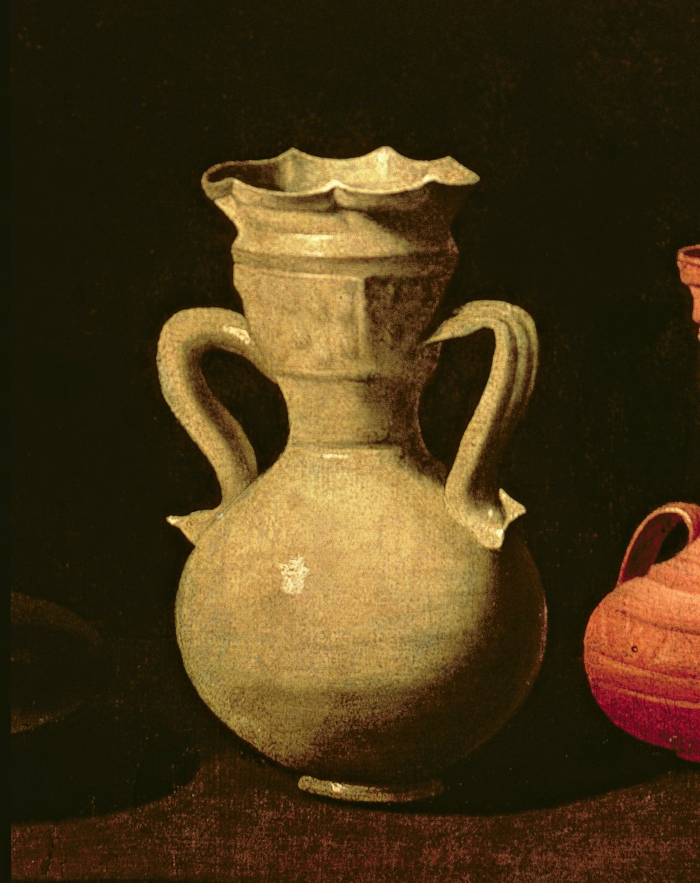 Naturaleza muerta (detalle) de Francisco de Zurbaran