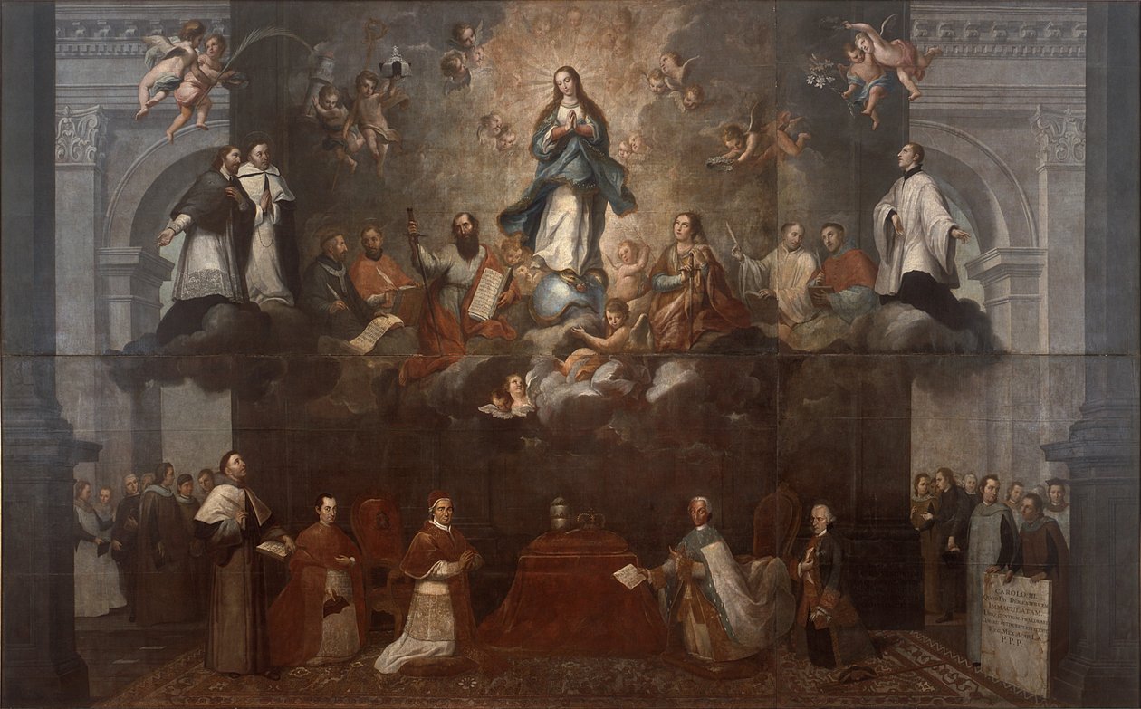 Glorificación de la Inmaculada Concepción de Francisco Antonio Vallejo