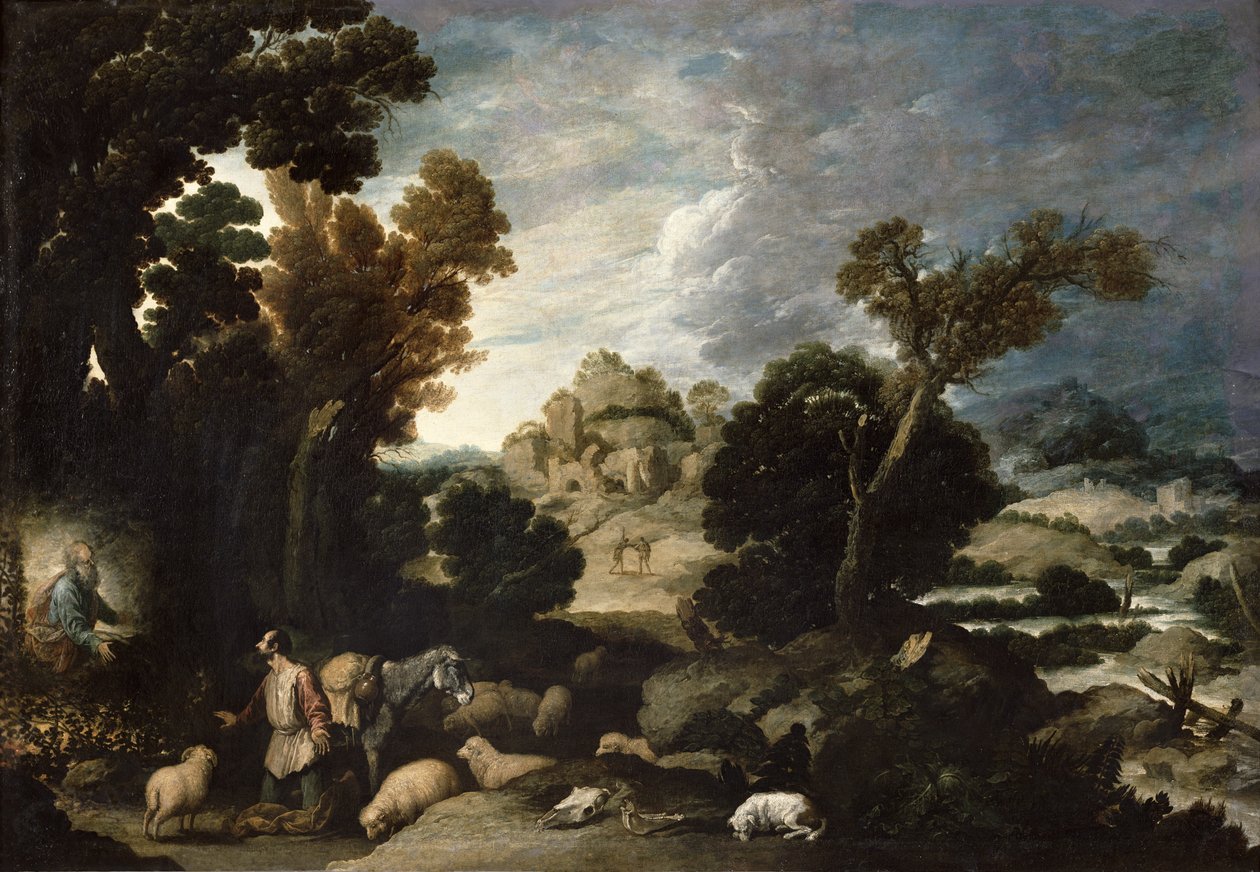 La zarza ardiente, c.1635 de Francisco Collantes