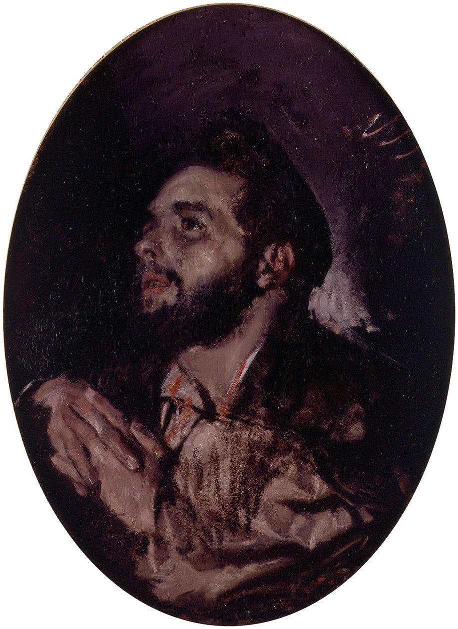 Retrato de D. Agustín Domingo, hermano del autor de Francisco Domingo Marqués