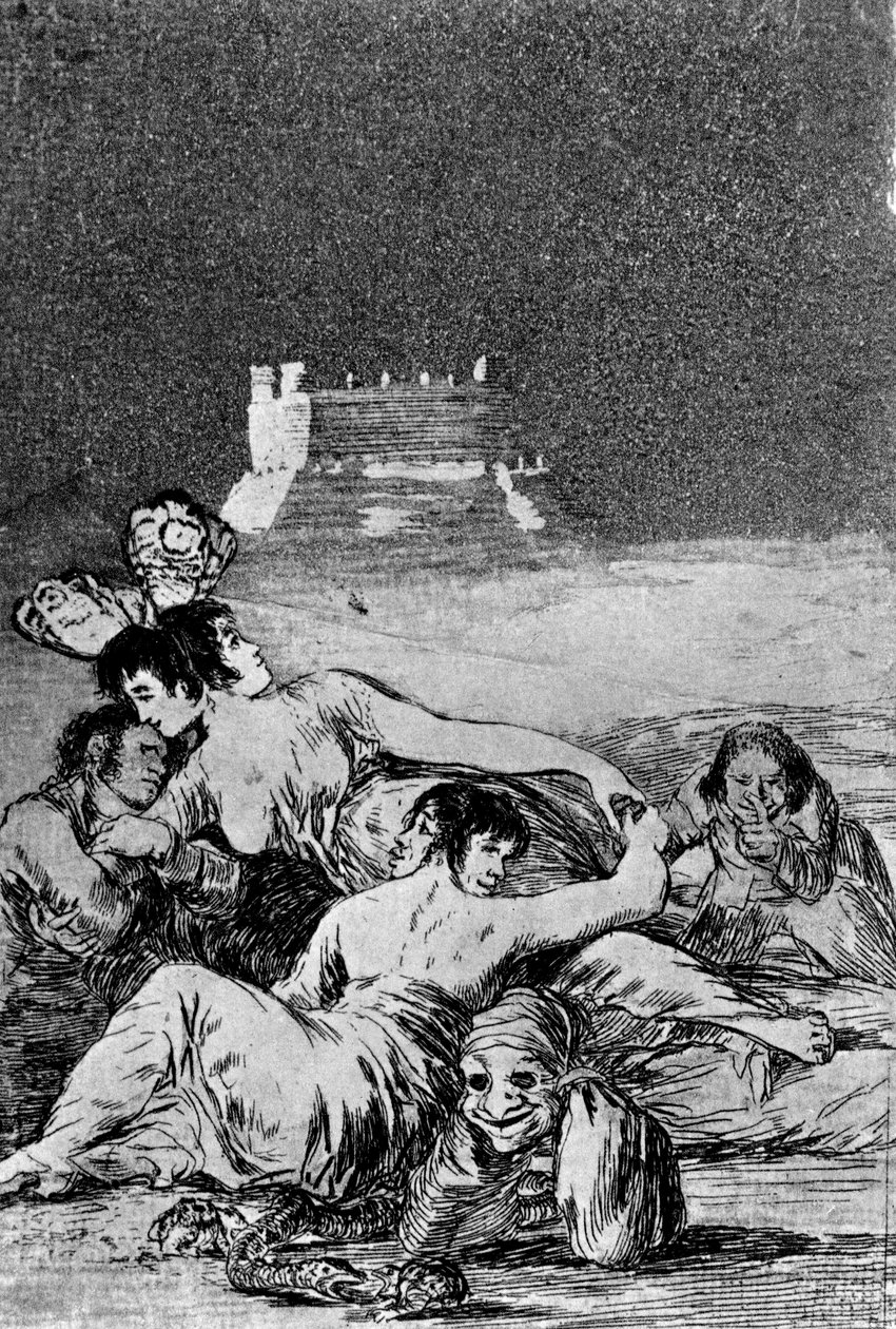 Sueño de la mentira y la inconstancia de Francisco de Goya