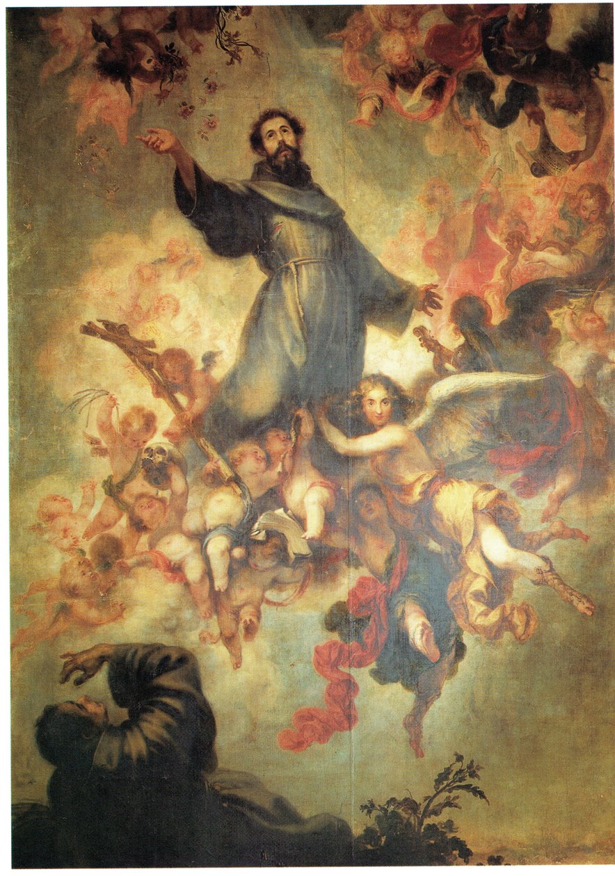La apoteosis de San Francisco de Asís de Francisco Herrera the Younger  