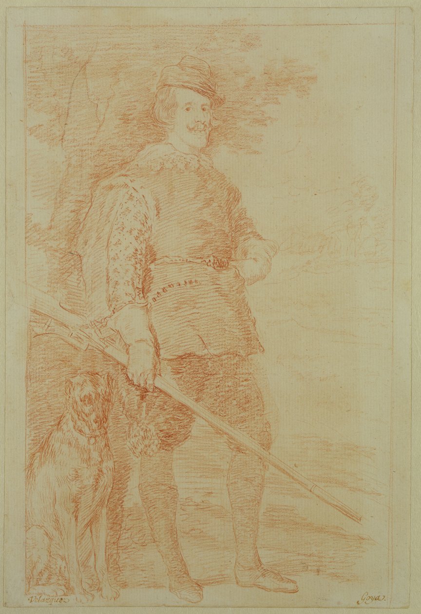 El Rey Felipe IV de España en traje de caza (1605-65) de Francisco de Goya