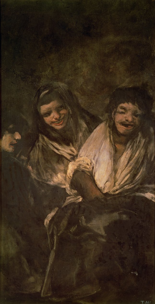 Figuras riendo de Francisco de Goya