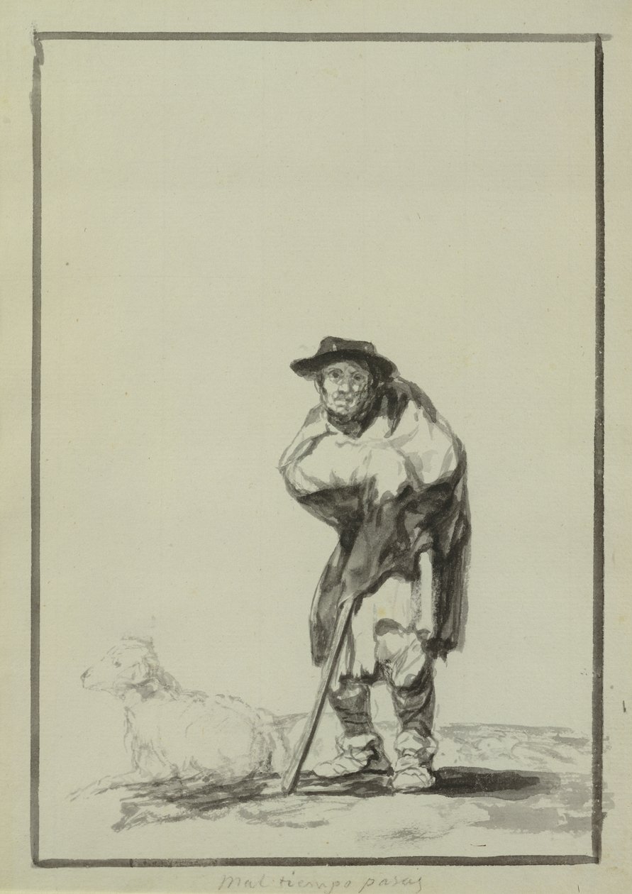 Mal tiempo pasas de Francisco de Goya