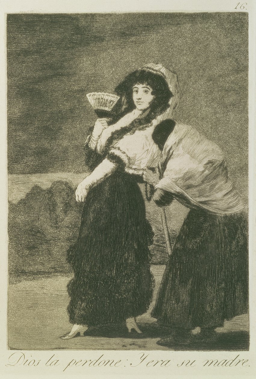 Que Dios la perdone: era su madre de Francisco de Goya