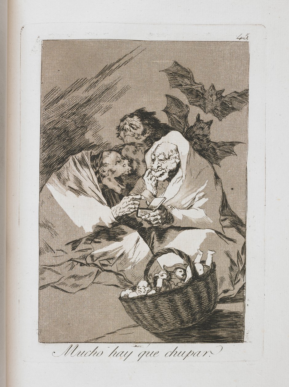 Placa de Los Caprichos, 1797-1798 de Francisco de Goya