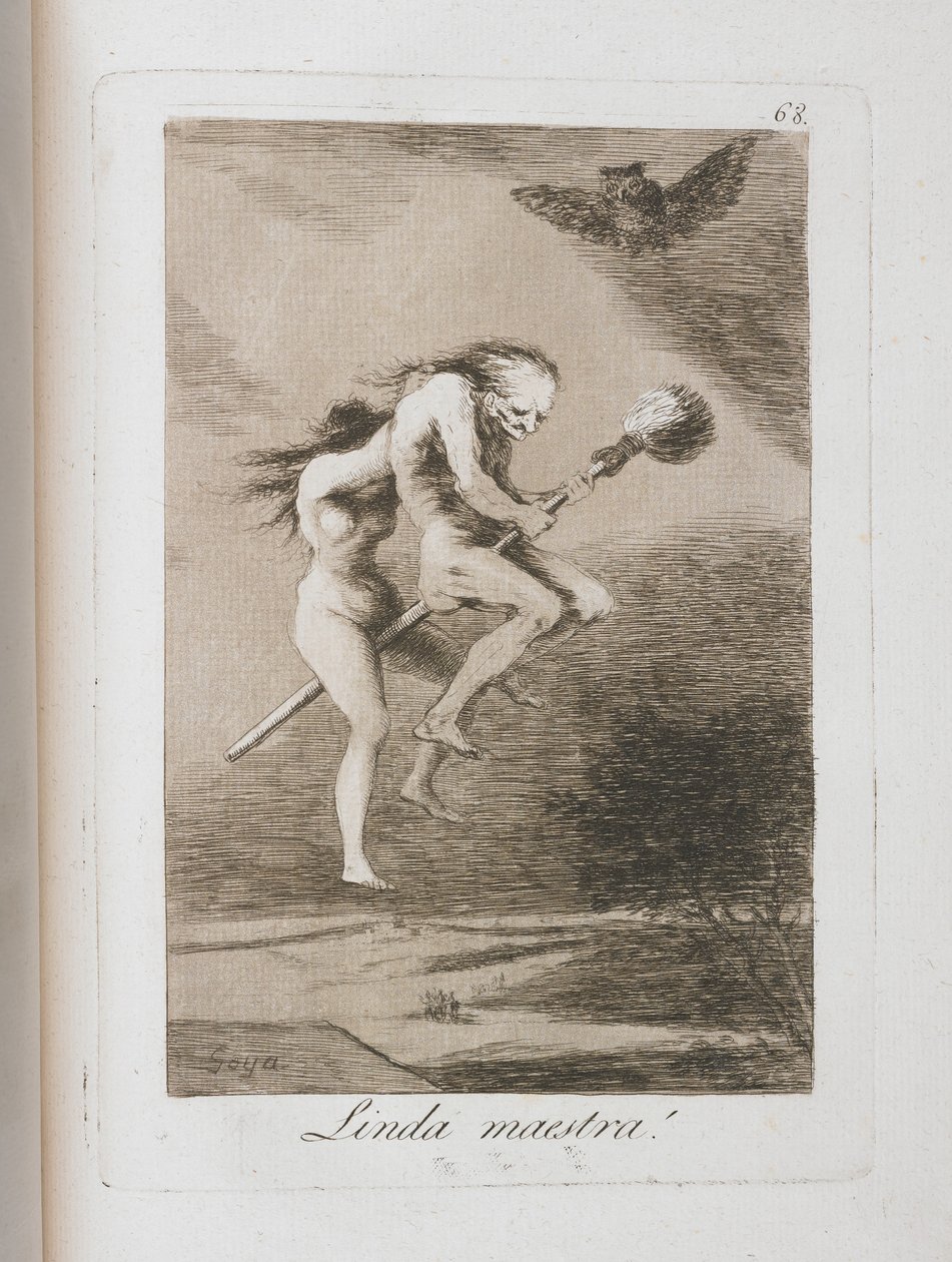 Placa de Los Caprichos, 1797-1798 de Francisco de Goya