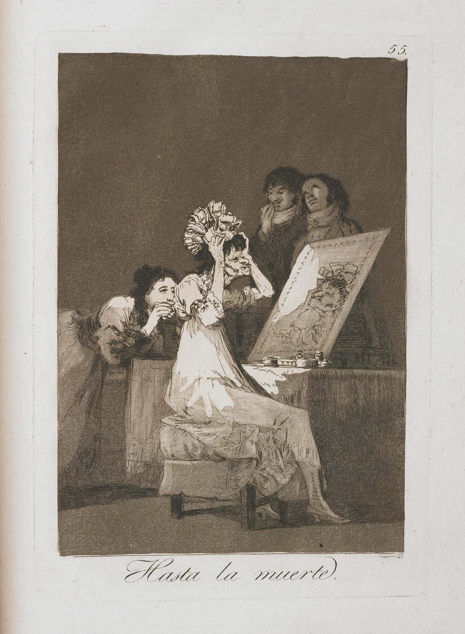 Placa de Los Caprichos, 1797-1798 de Francisco de Goya