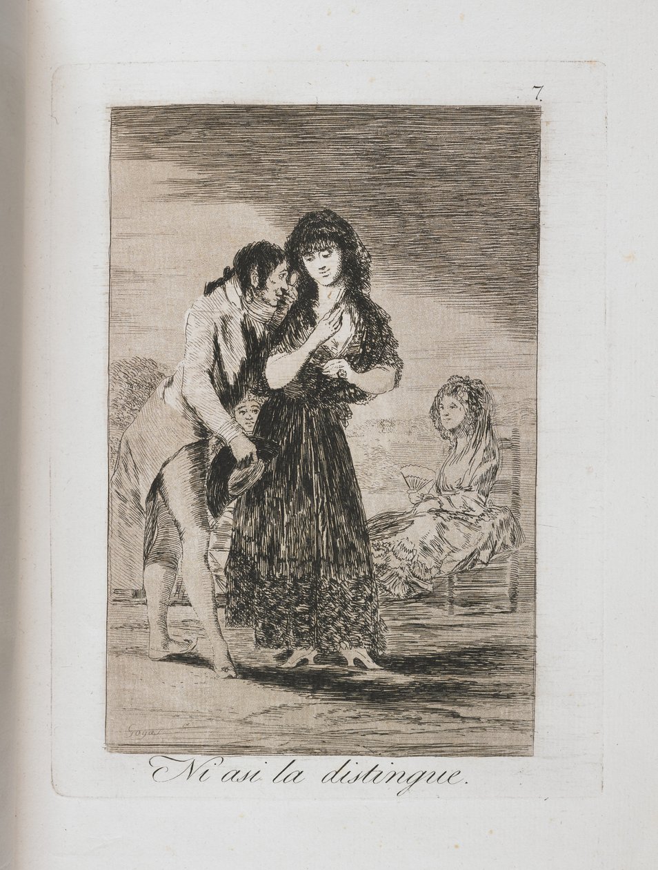Placa de Los Caprichos, 1797-1798 de Francisco de Goya