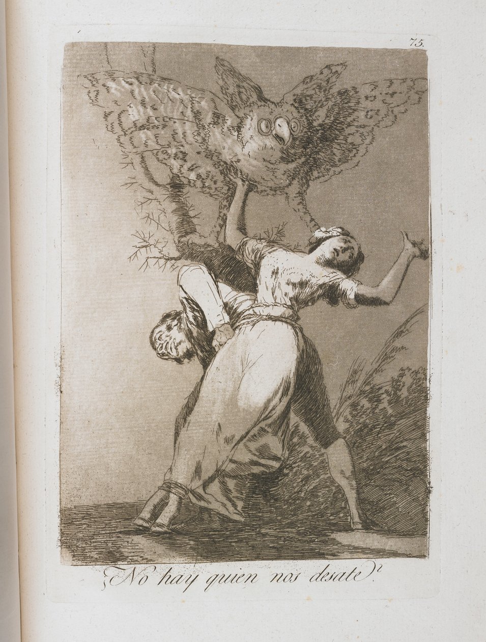 Placa de Los Caprichos, 1797-1798 de Francisco de Goya
