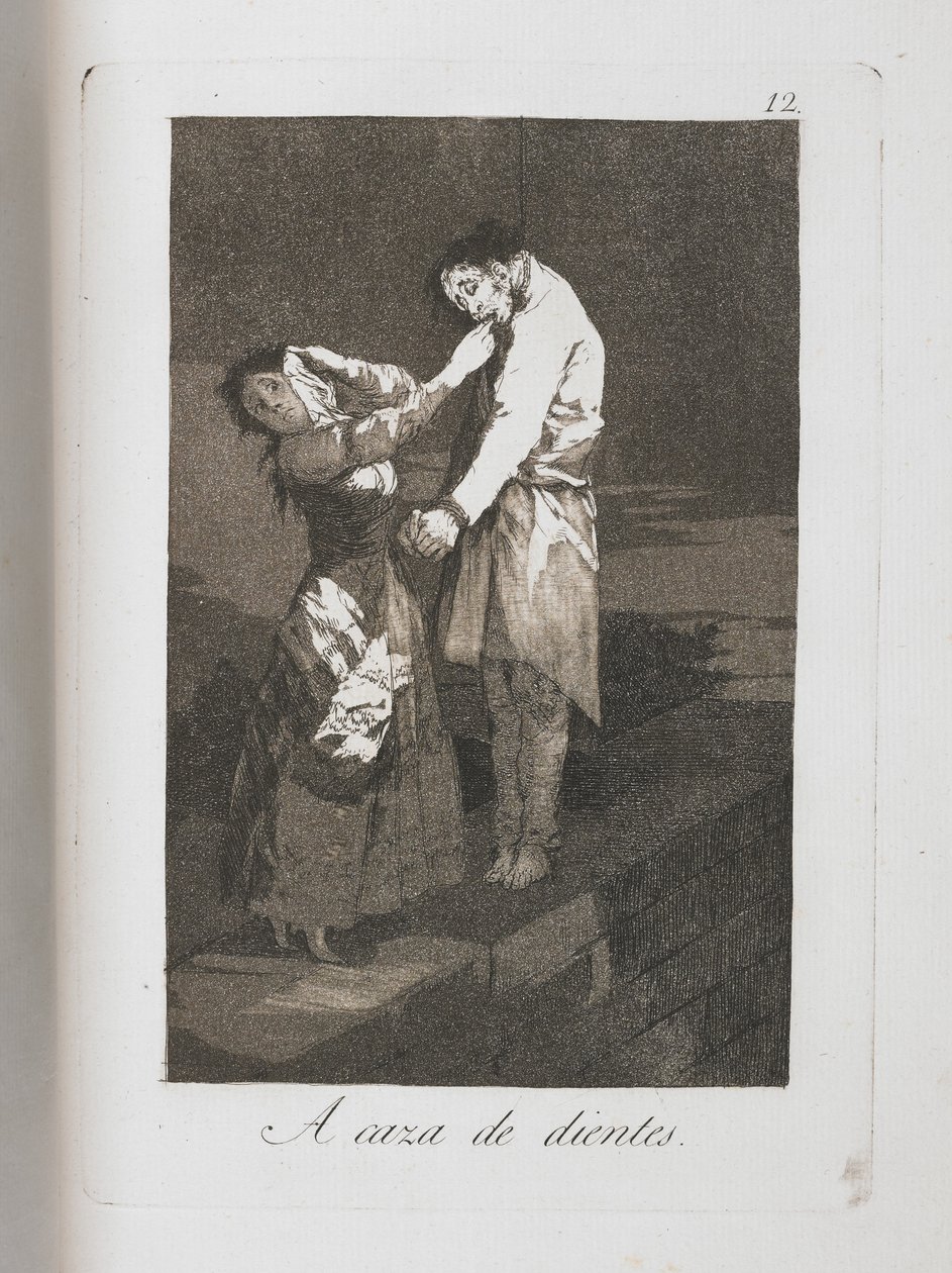 Placa de Los Caprichos, 1797-1798 de Francisco de Goya