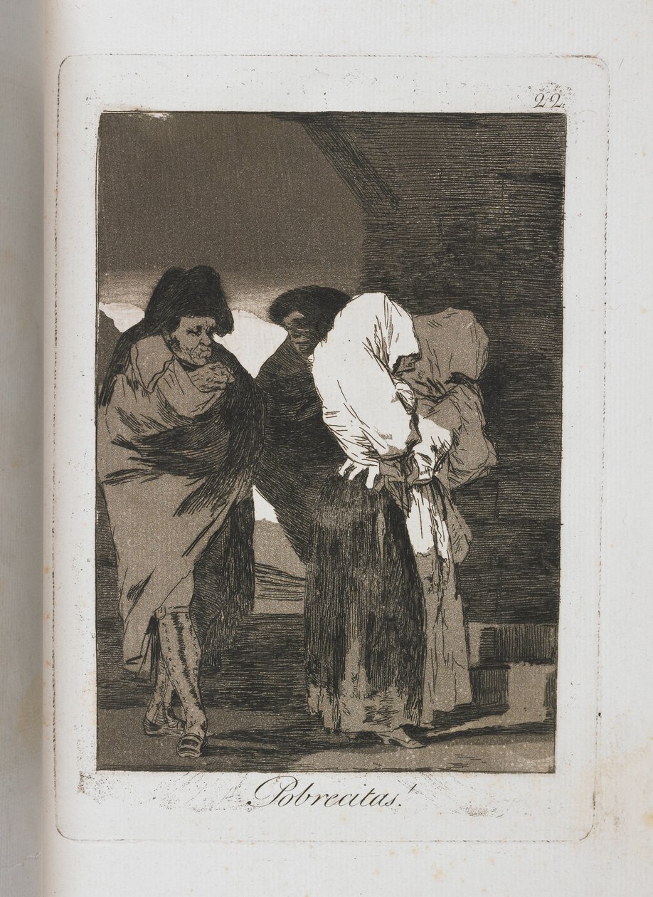 Placa de Los Caprichos, 1797-1798 de Francisco de Goya