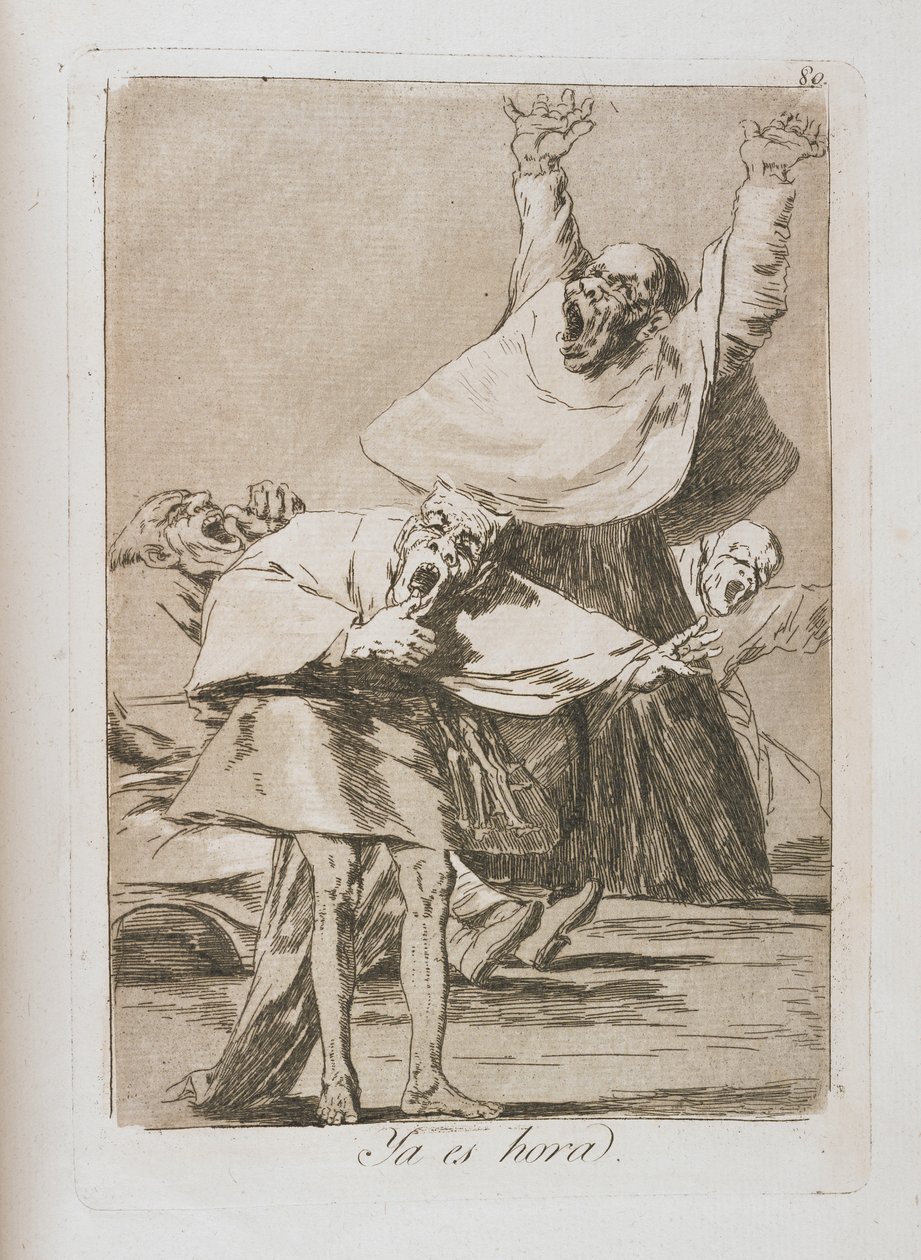 Placa de Los Caprichos, 1797-1798 de Francisco de Goya