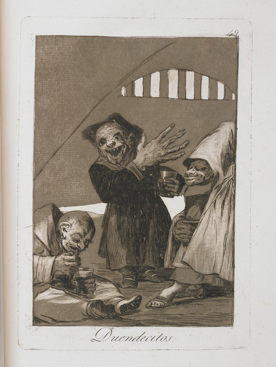Lámina de Los Caprichos, 1797-1798 de Francisco de Goya
