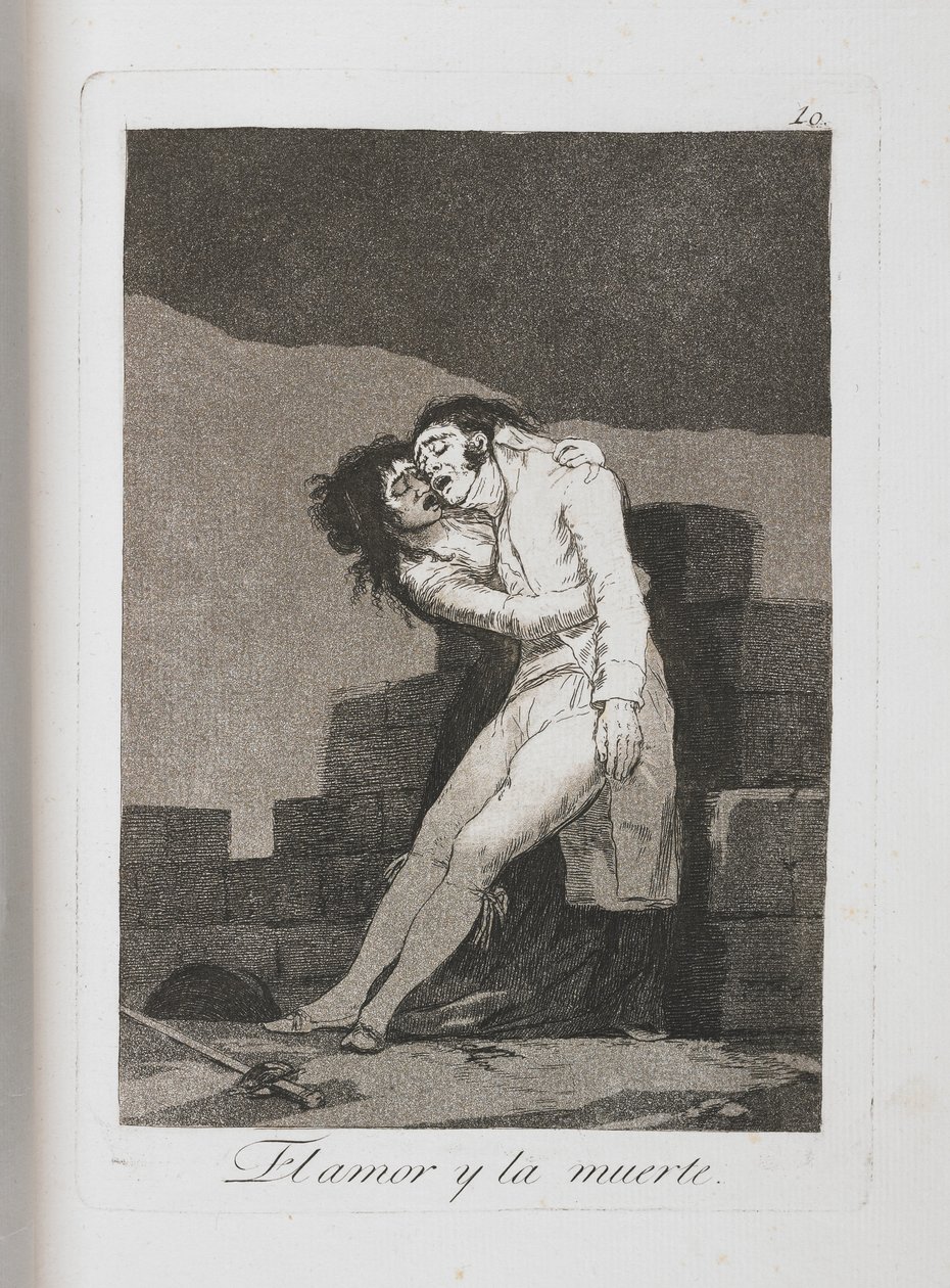 Placa de Los Caprichos, 1797-1798 de Francisco de Goya