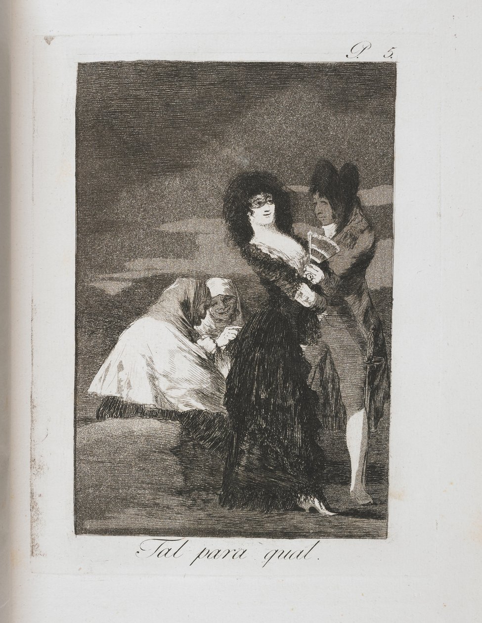 Placa de Los Caprichos, 1797-1798 de Francisco de Goya