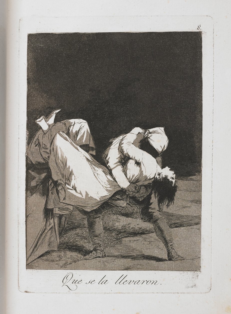 Placa de Los Caprichos, 1797-1798 de Francisco de Goya