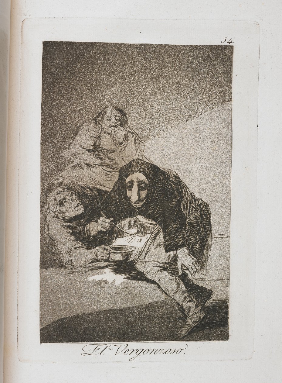 Placa de Los Caprichos, 1797-1798 de Francisco de Goya