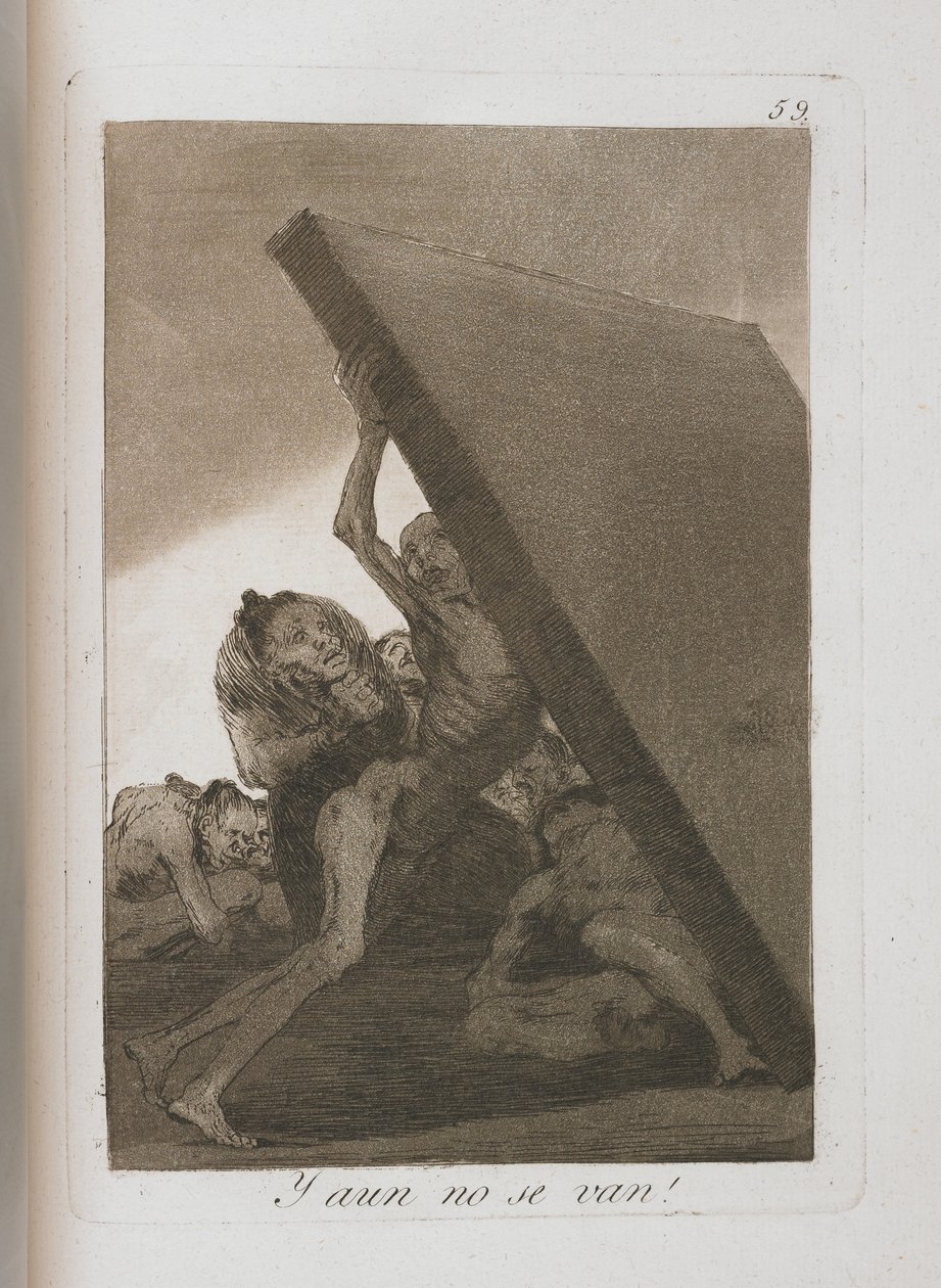 Placa de Los Caprichos, 1797-1798 de Francisco de Goya