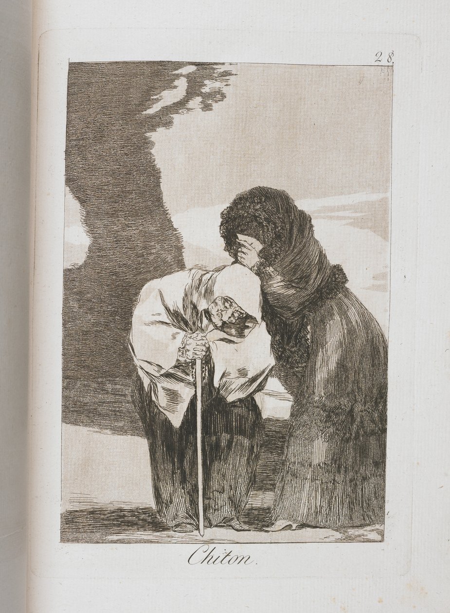 Lámina de Los Caprichos, 1797-1798 de Francisco de Goya