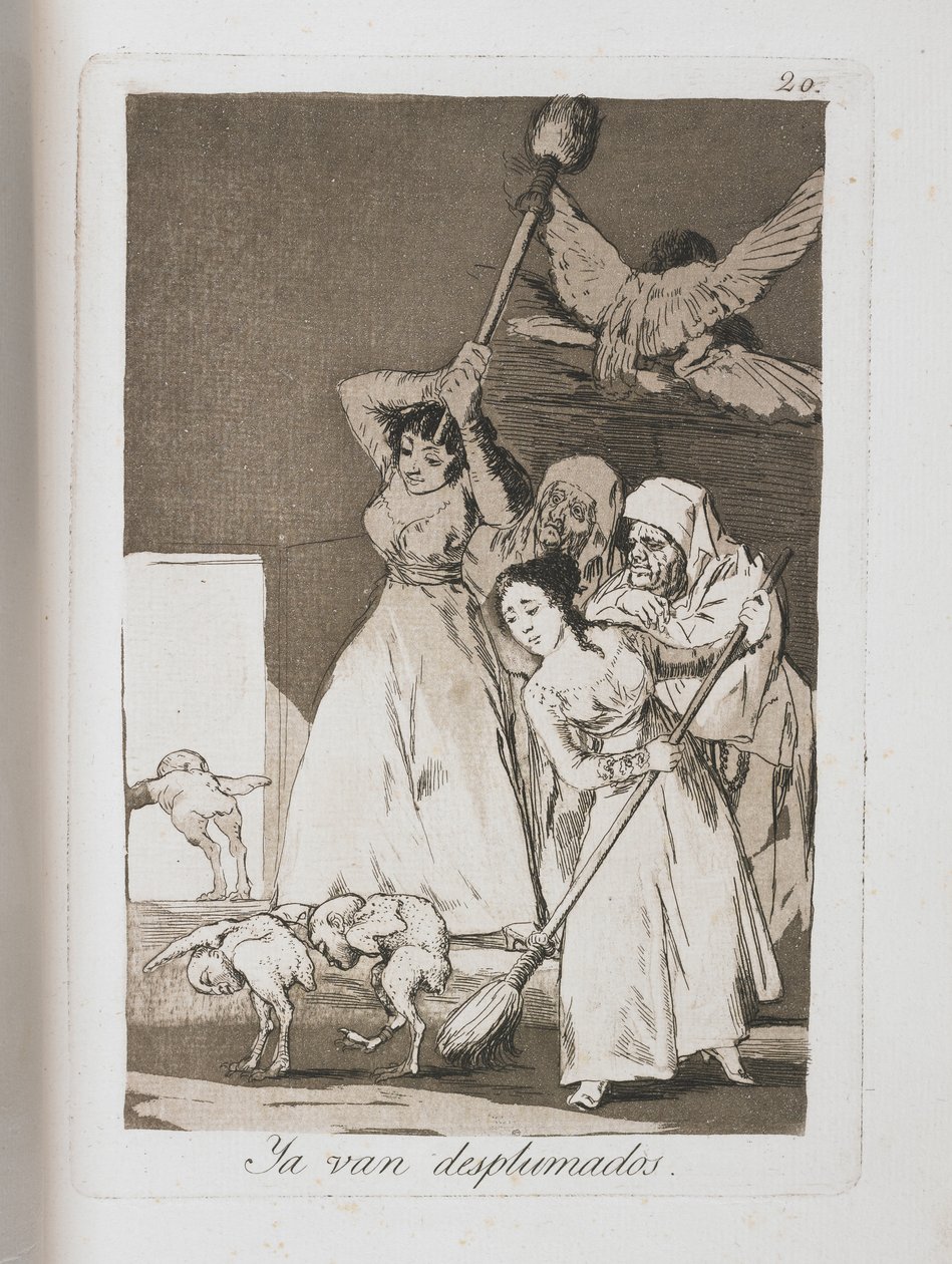 Placa de Los Caprichos, 1797-1798 de Francisco de Goya