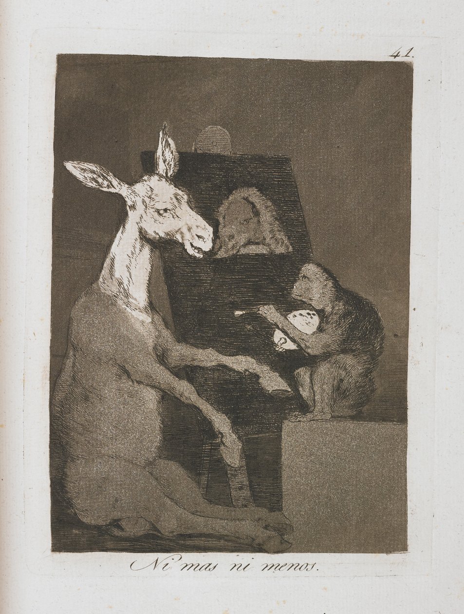 Placa de Los Caprichos, 1797-1798 de Francisco de Goya