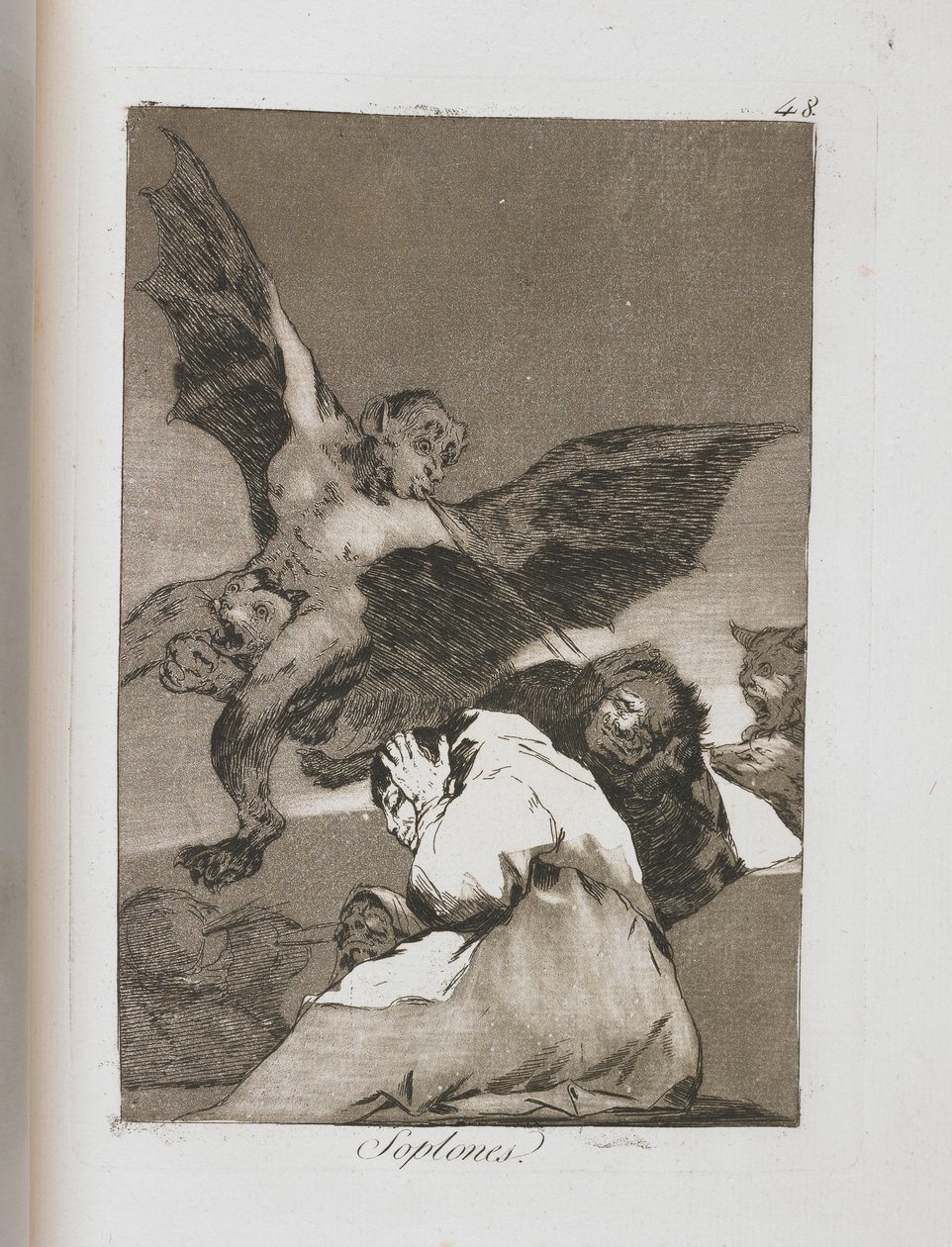 Lámina de Los Caprichos, 1797-1798 de Francisco de Goya