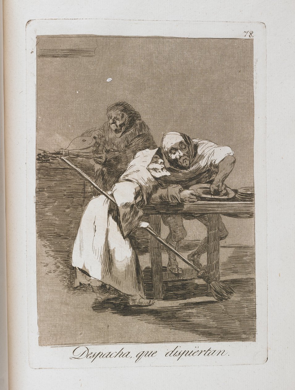 Placa de Los Caprichos, 1797-1798 de Francisco de Goya