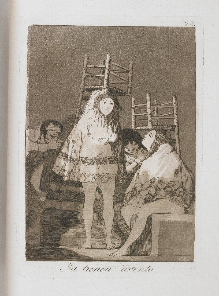 Placa de Los Caprichos, 1797-1798 de Francisco de Goya