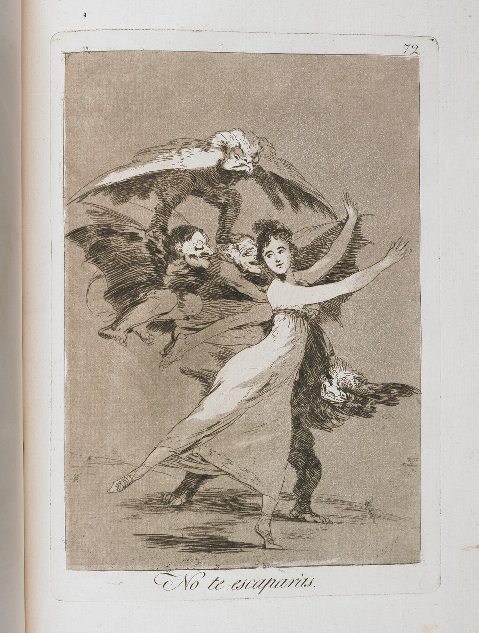 Placa de Los Caprichos, 1797-1798 de Francisco de Goya