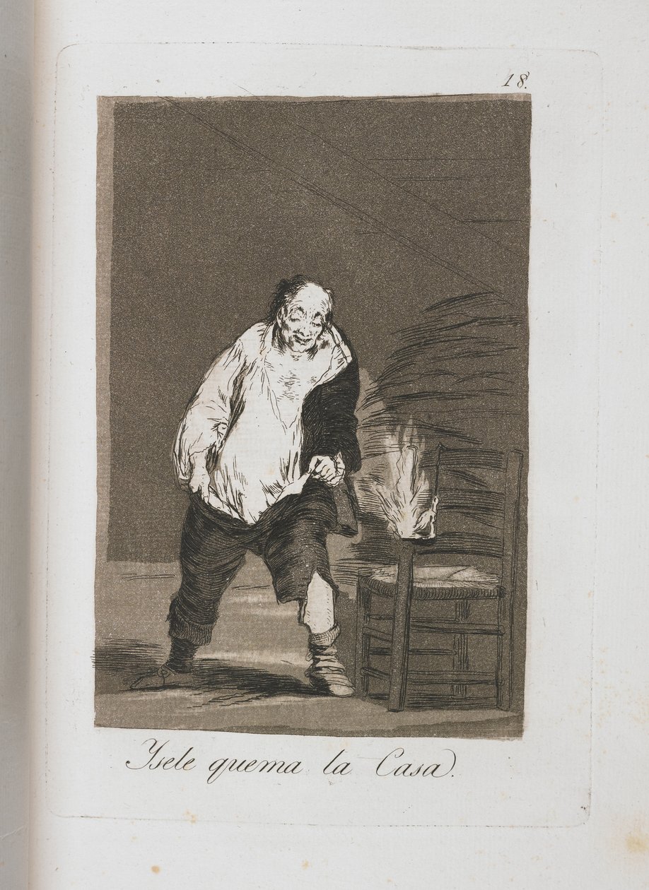 Placa de Los Caprichos, 1797-1798 de Francisco de Goya