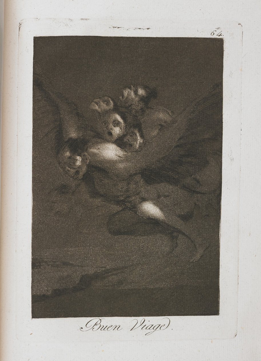 Lámina de Los Caprichos, 1797-1798 de Francisco de Goya
