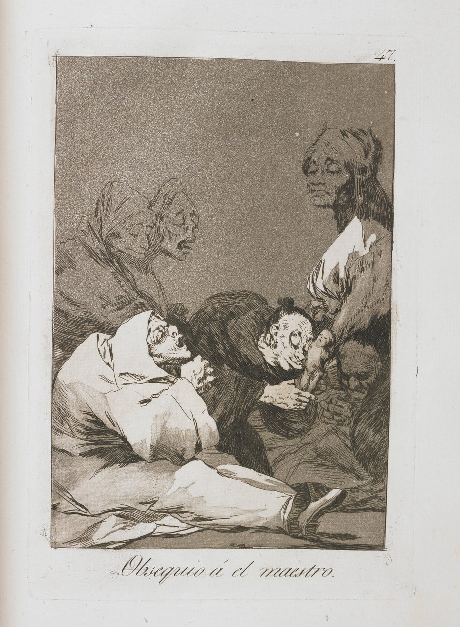 Placa de Los Caprichos, 1797-1798 de Francisco de Goya